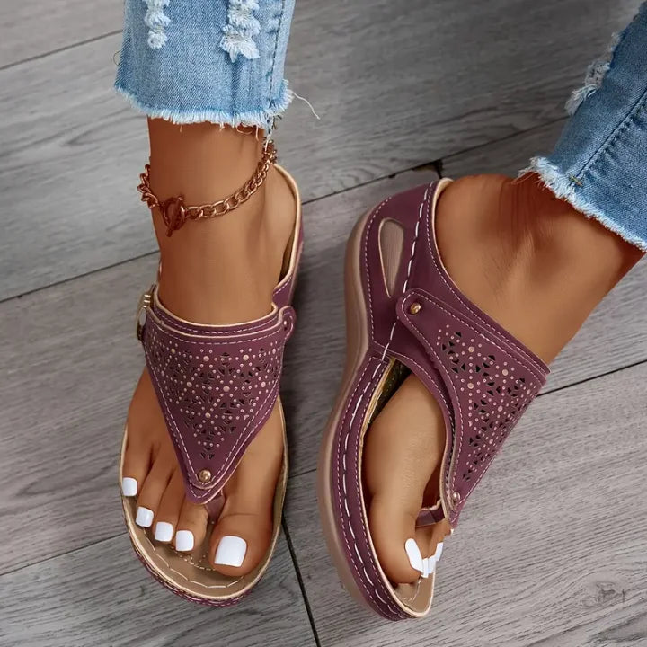 Prime™ | Zomersandalen met Sleehak