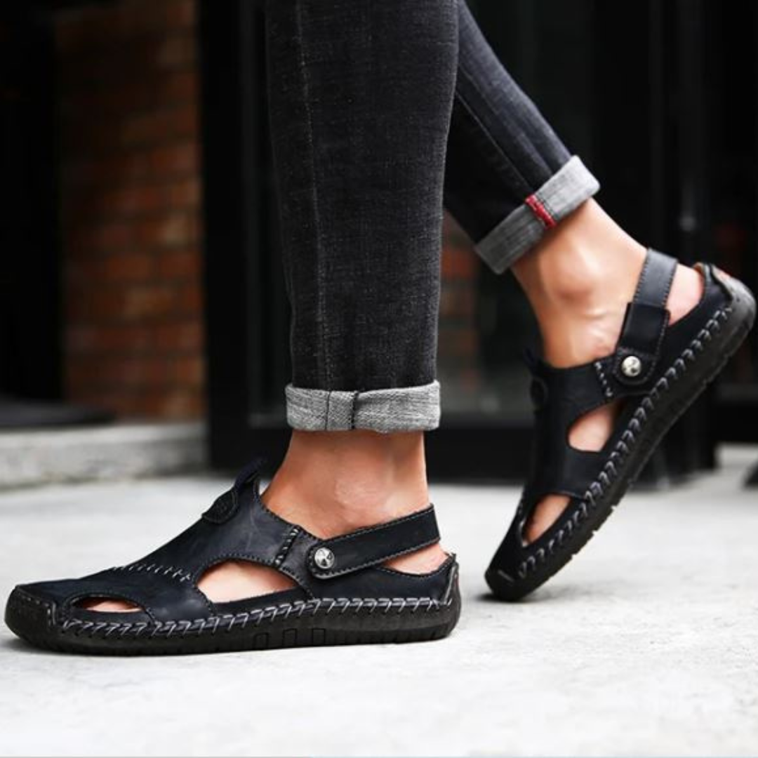 Laurent | Orthopedische leren sandalen