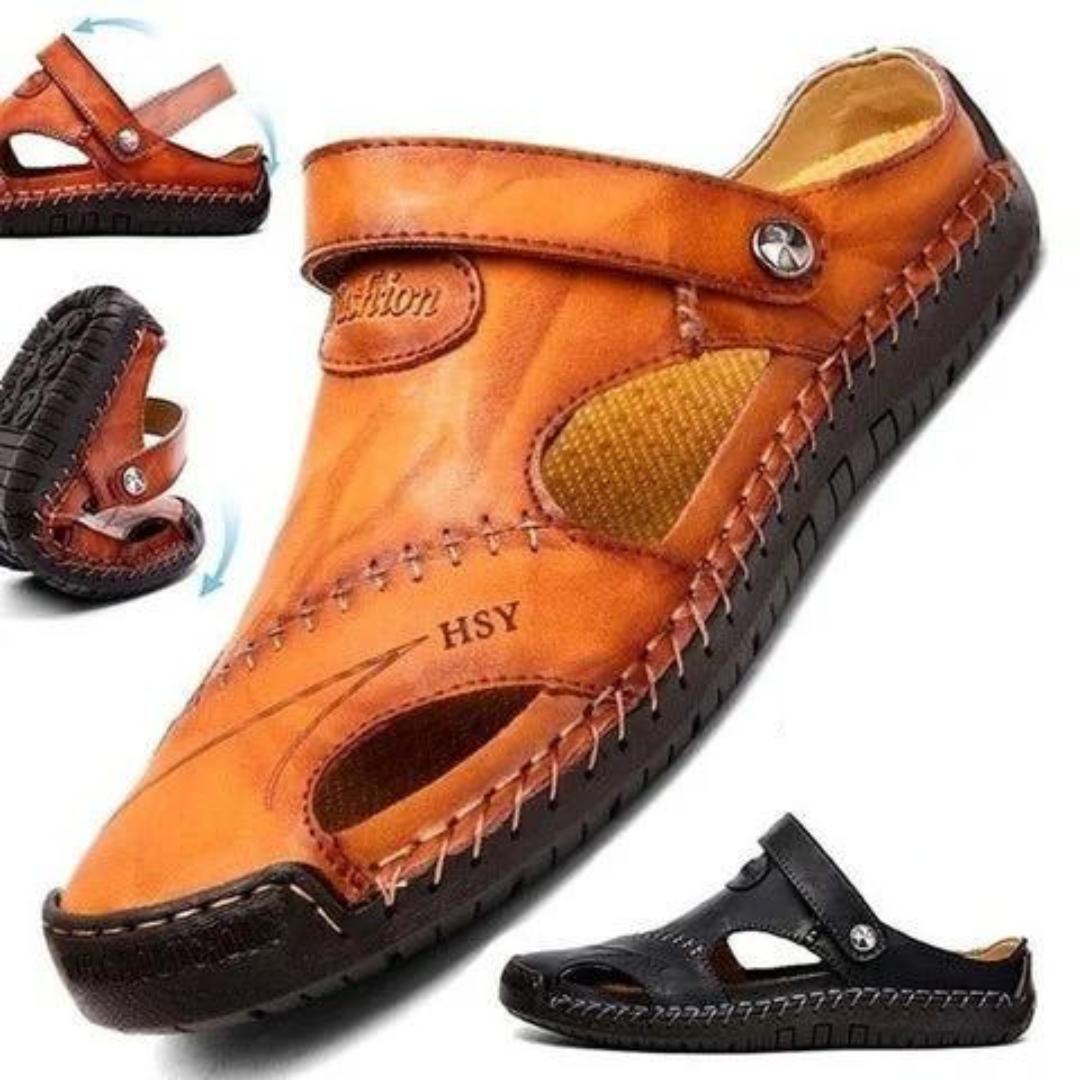 Laurent | Orthopedische leren sandalen