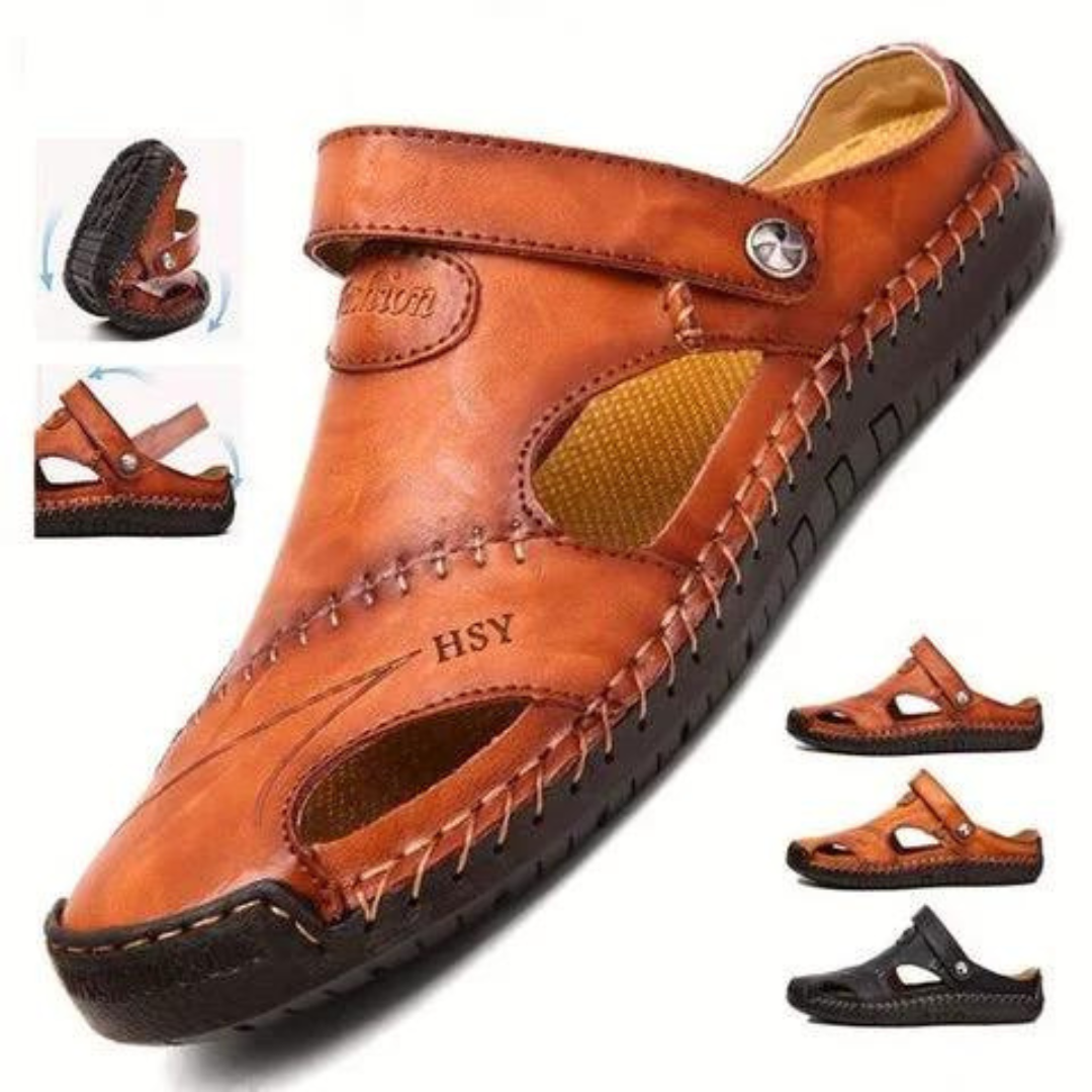 Laurent | Orthopedische leren sandalen