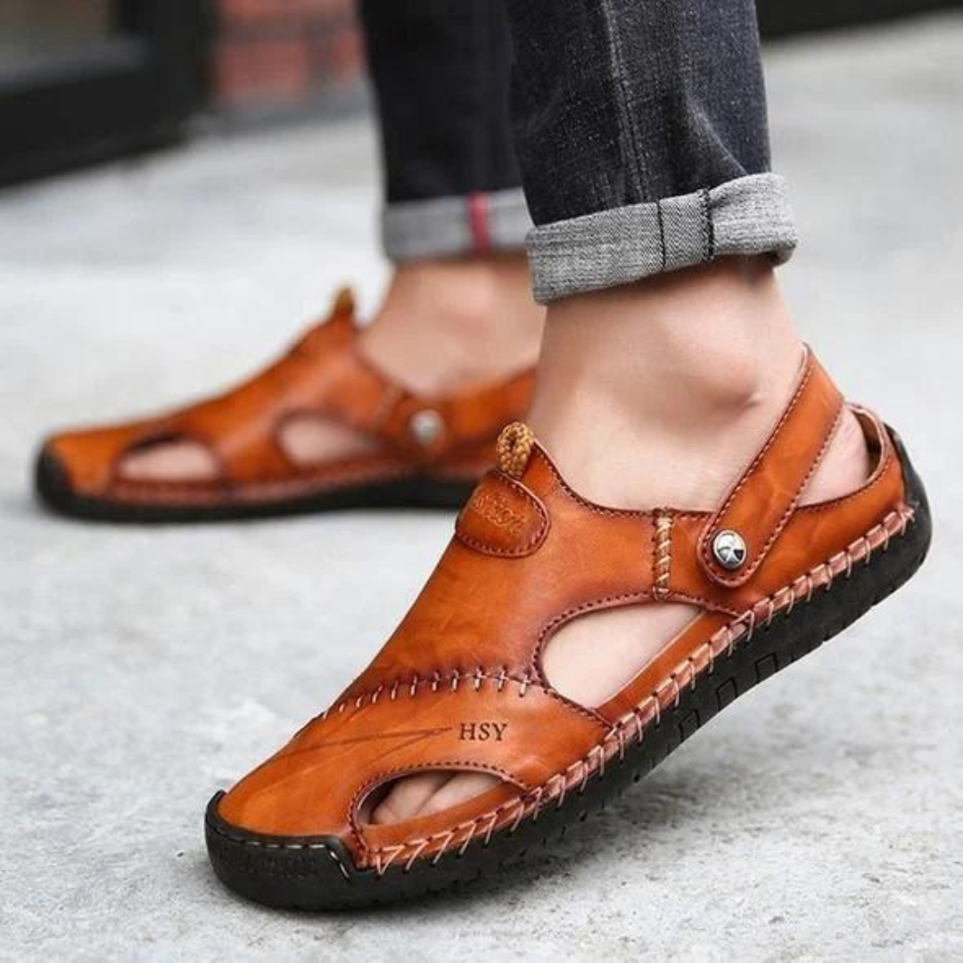 Laurent | Orthopedische leren sandalen