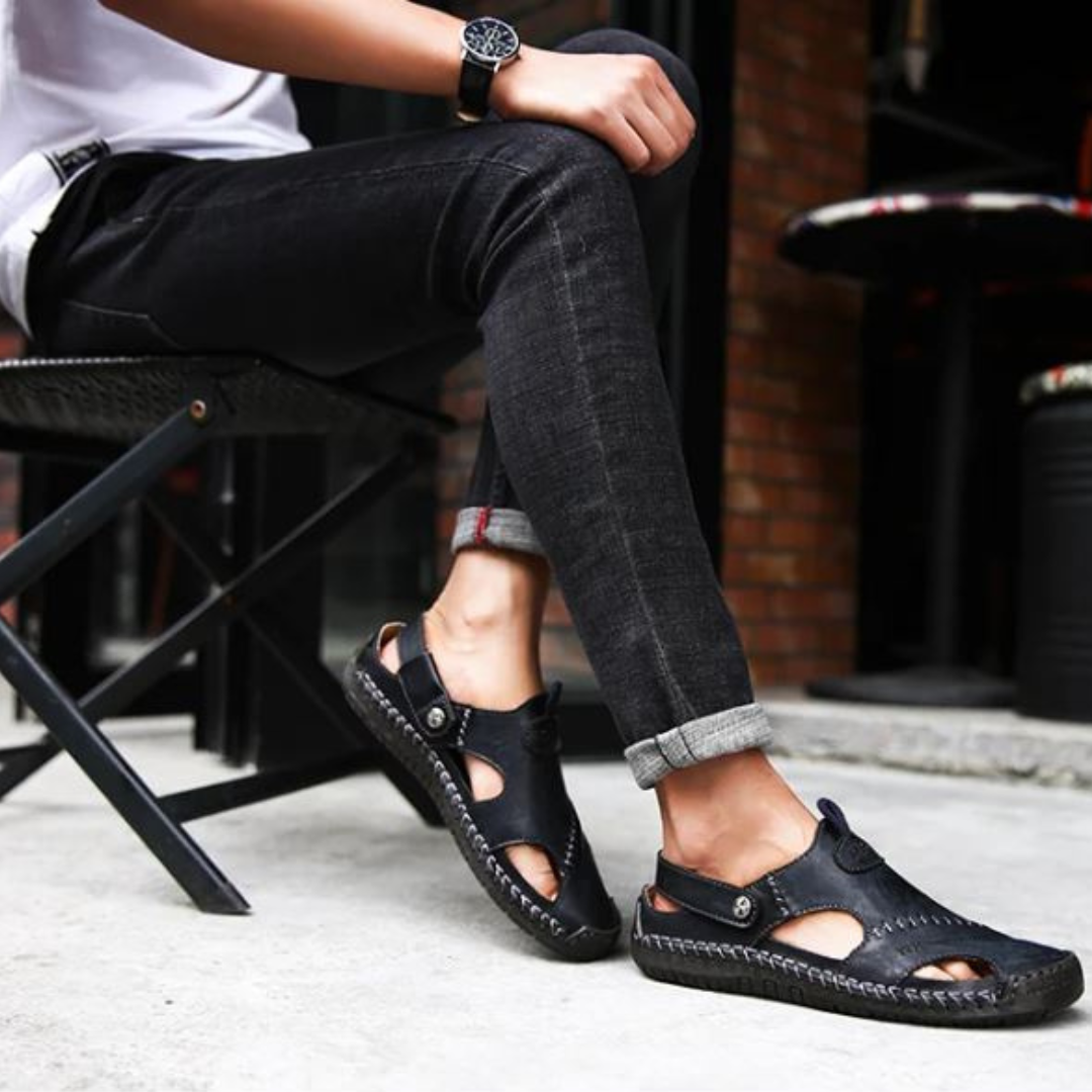 Laurent | Orthopedische leren sandalen