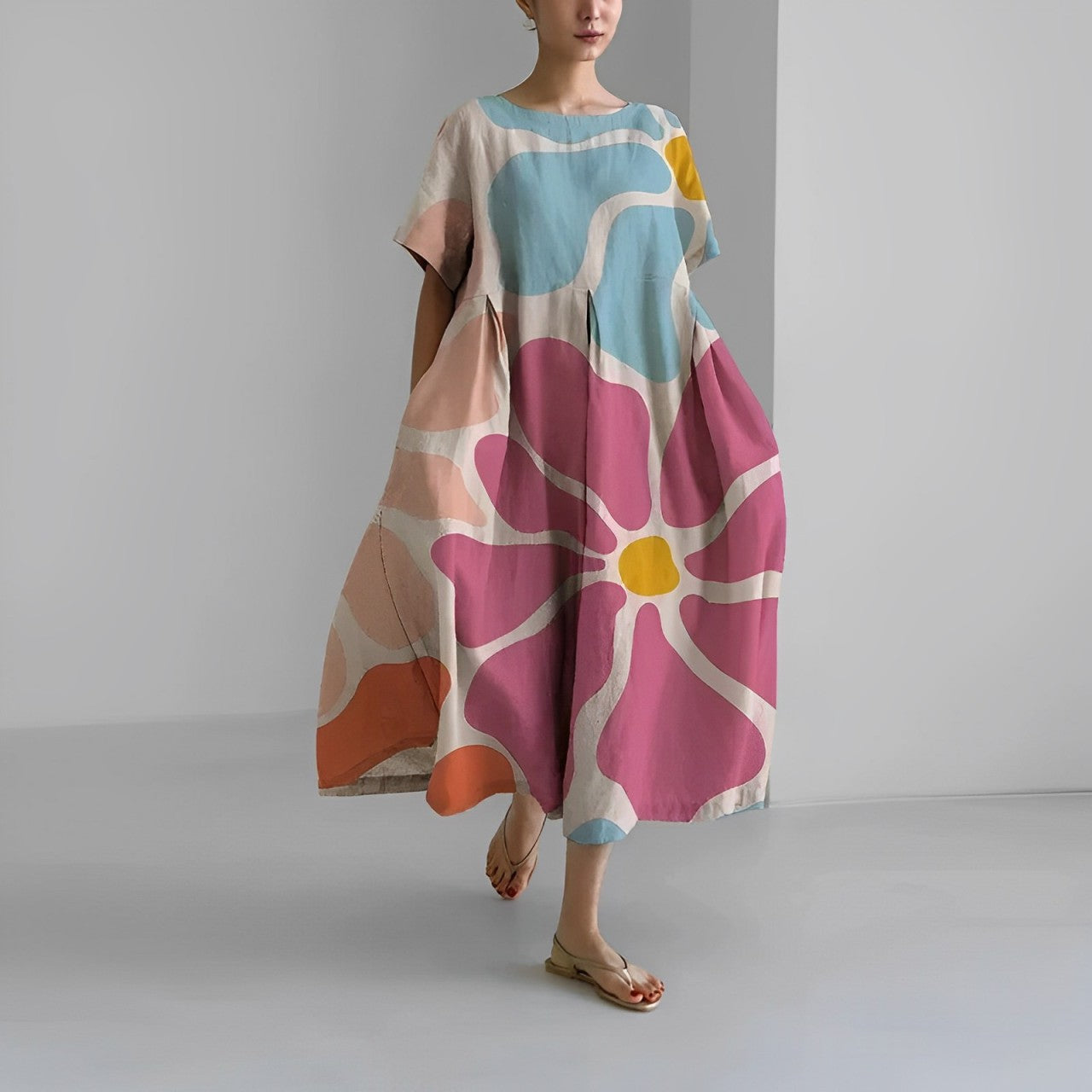 Amelia - Bohemien bloemenjurk