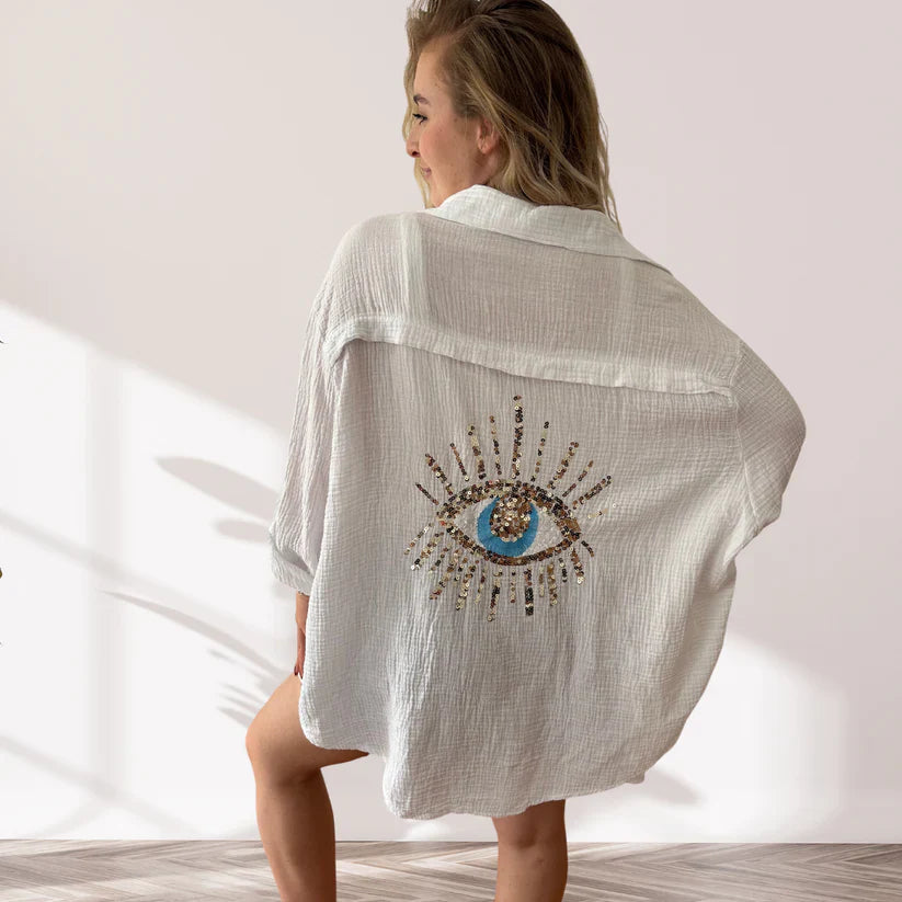 Horus Oversized Katoenen Overhemd