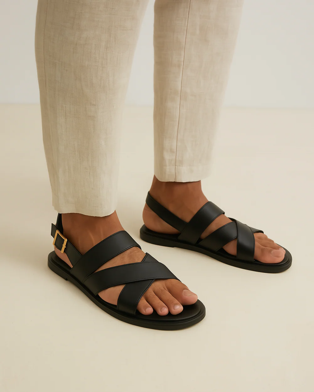 LANARO | ELEGANTE SANDAAL MET KRUISBANDEN