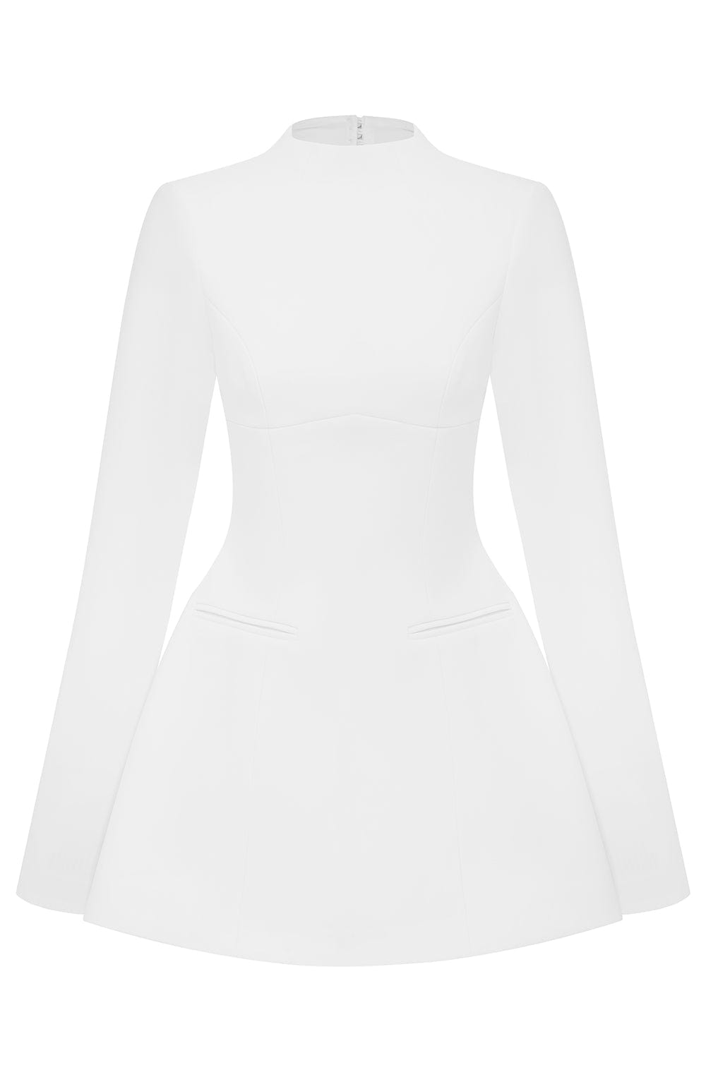 Élodie™ | Sculpturale Elegantie Mini Jurk