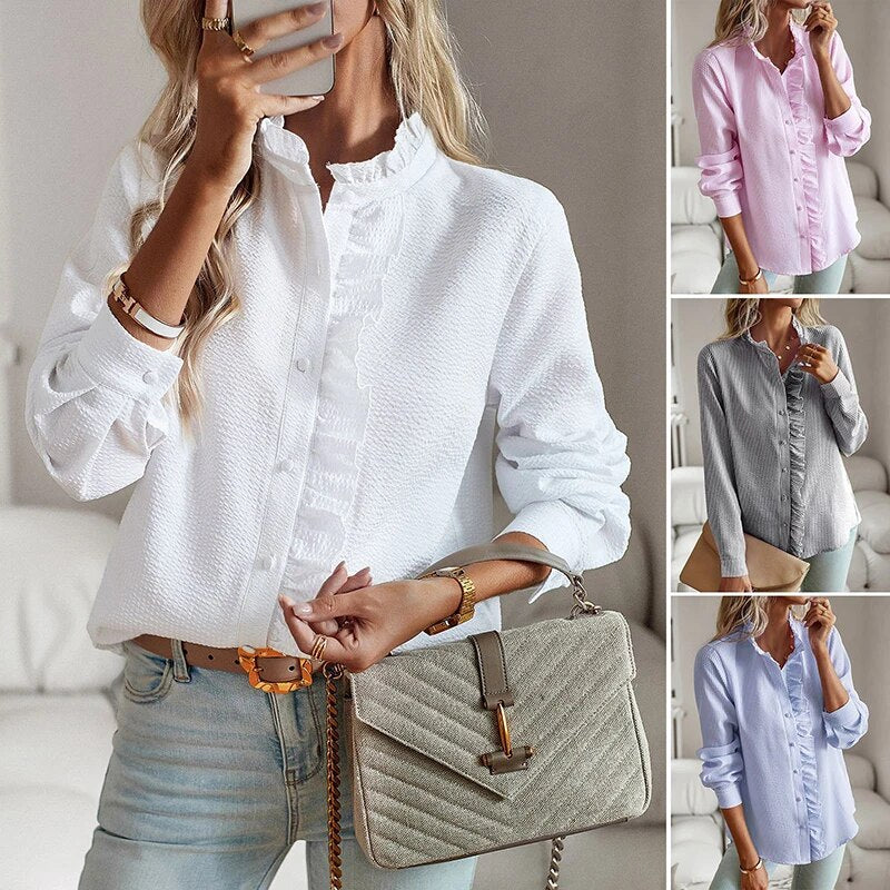 Emma™ | Zachte en Elegante Blouse