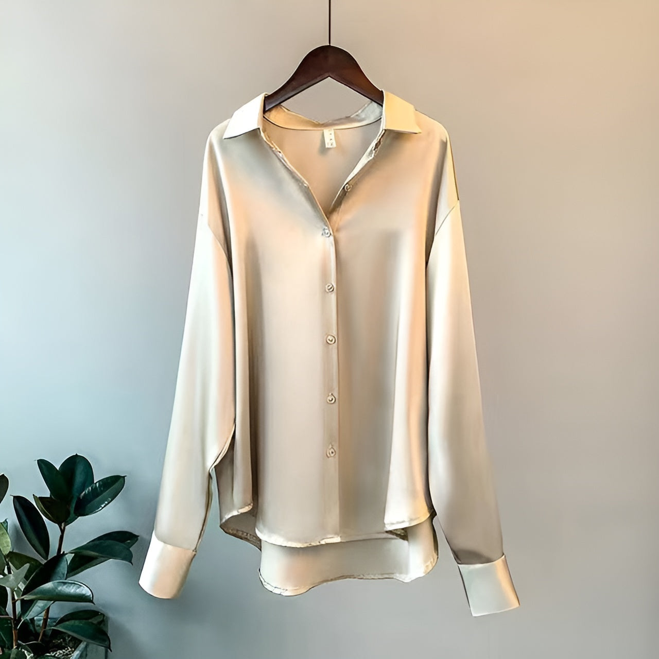 FENNA | SATIJNEN DAMESBLOUSE