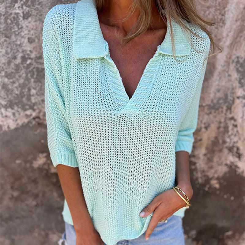 Louane | V-hals Top – Casual en Elegant