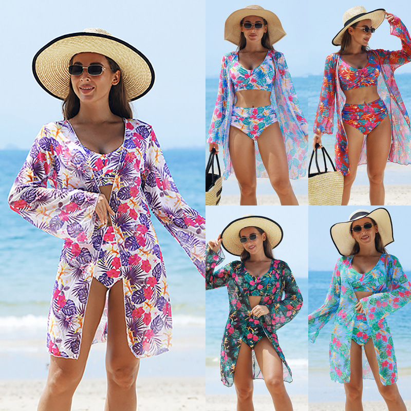 Phoebe – Elegant Badpak met Tropische Print