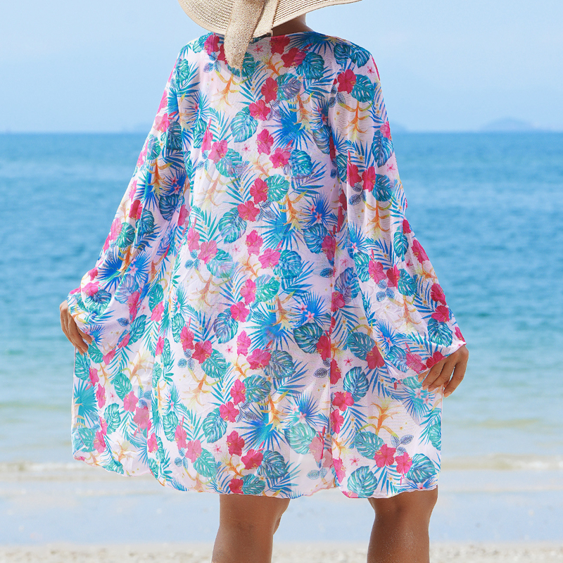 Phoebe – Elegant Badpak met Tropische Print