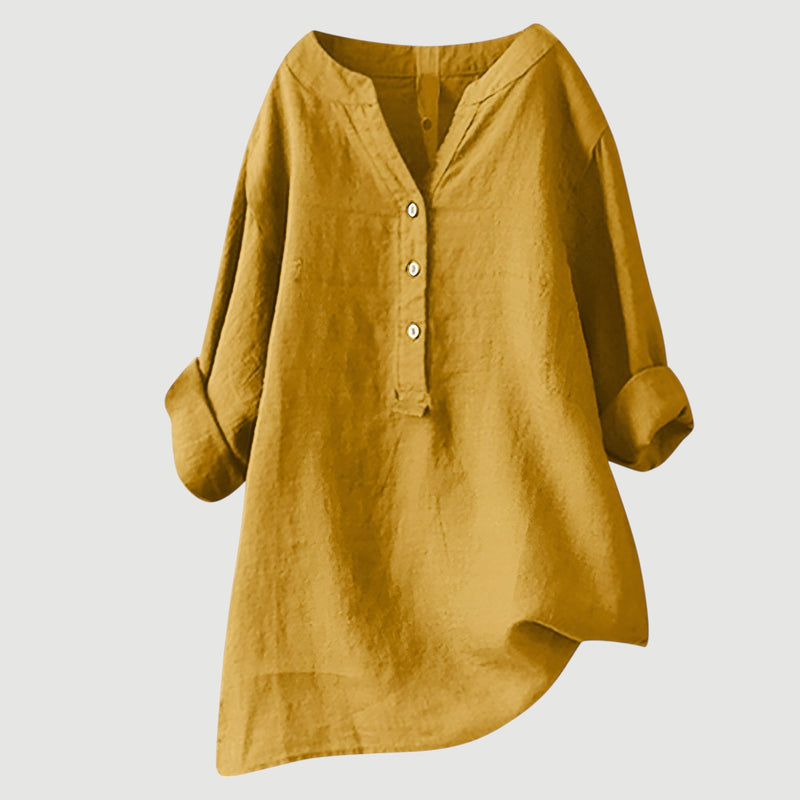 Reine™ – Comfortabele Linnen Blouse