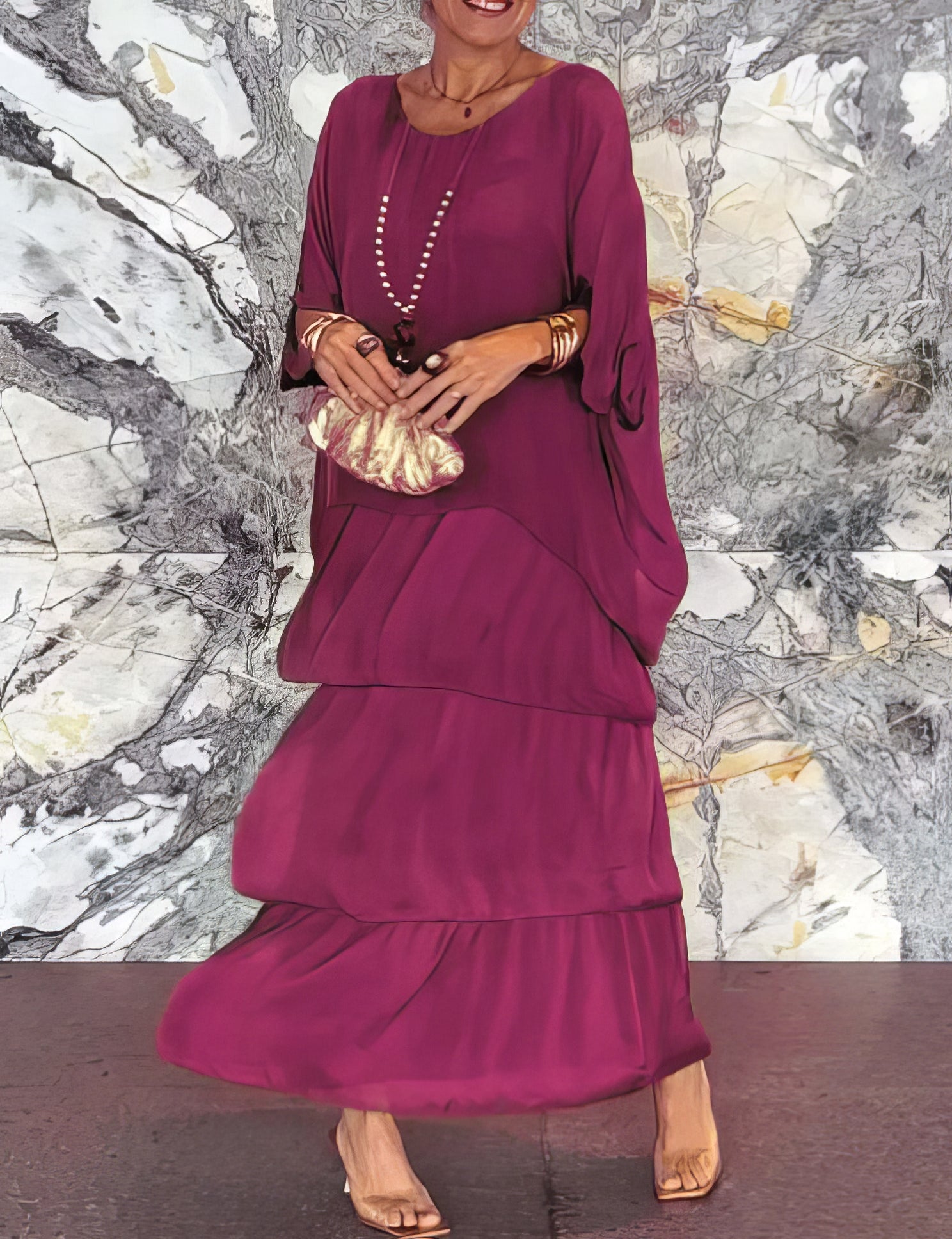 Mathurine™ | Artistieke Losvallende Jurk