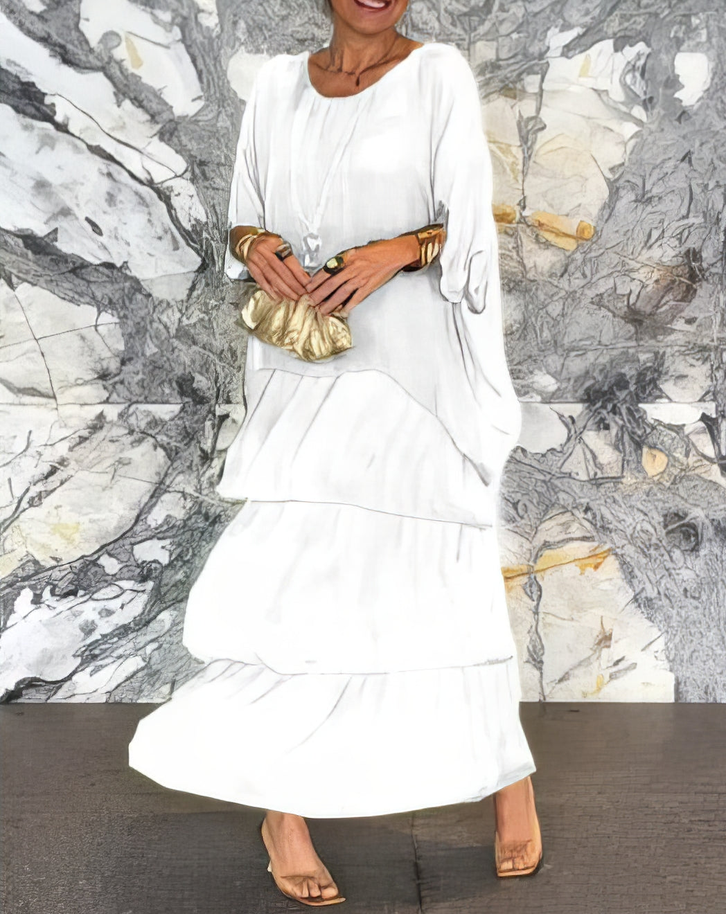 Mathurine™ | Artistieke Losvallende Jurk