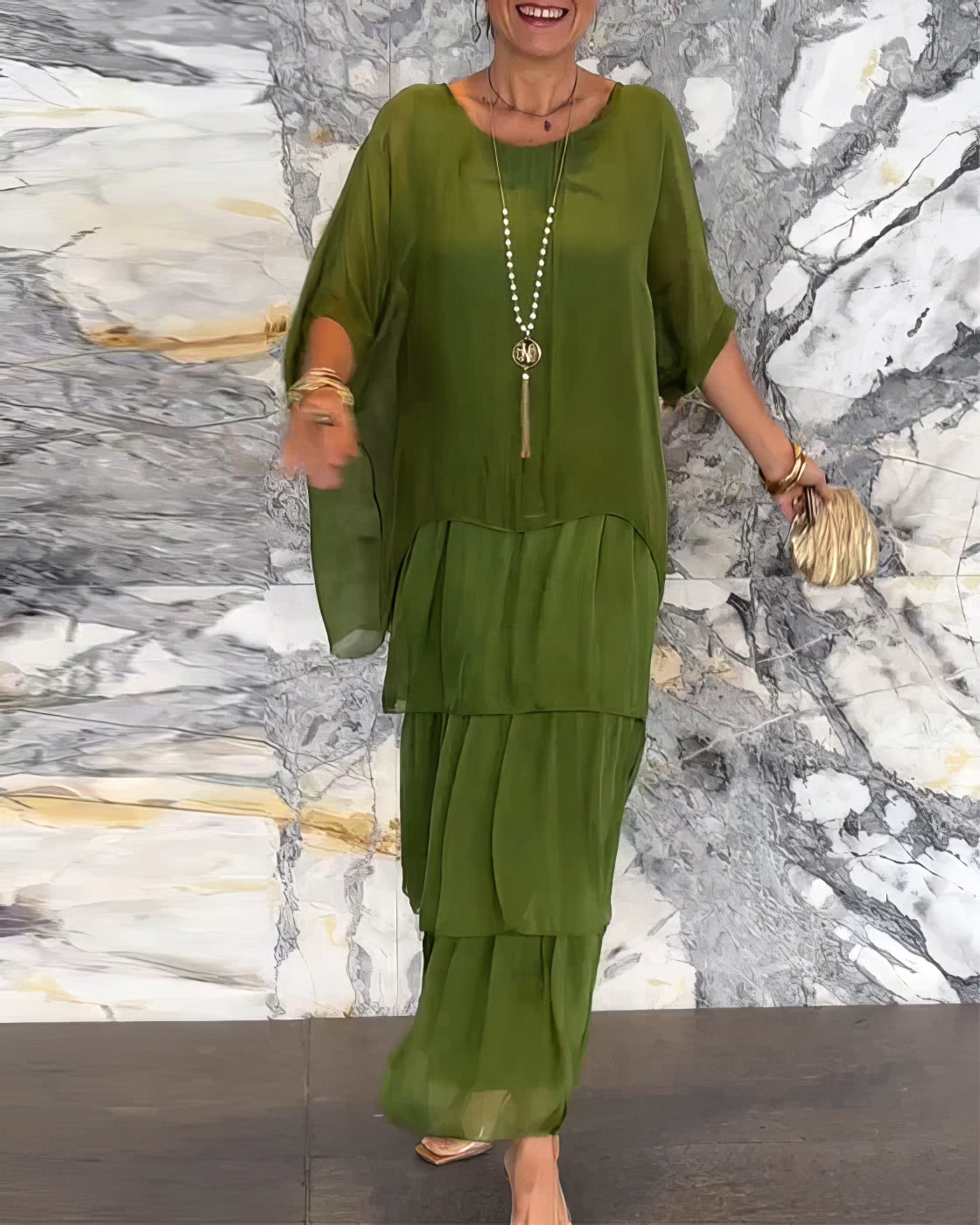 Mathurine™ | Artistieke Losvallende Jurk